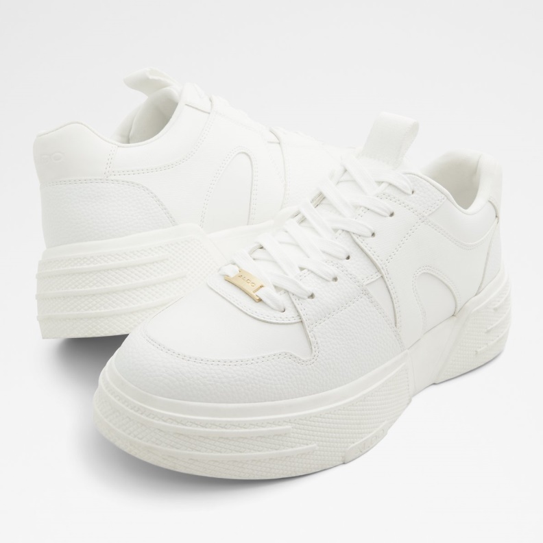 Zeus Low Top Sneaker Lug Sole Aldo Fashion White