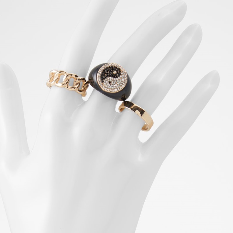 Schwarz-Gold Multi Aldo Fashion Zipney