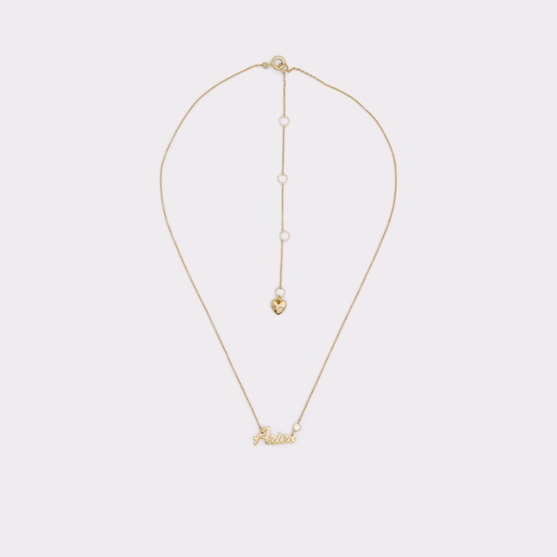 Aldo Fashion Zodia Necklace Dark Yellow