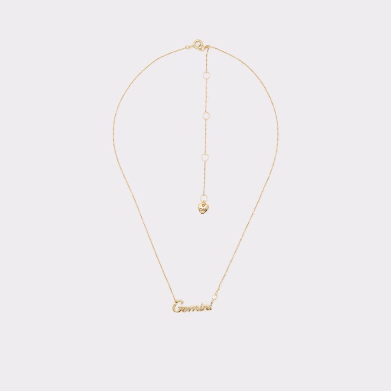 Aldo Zodia Necklace Gold Fashion