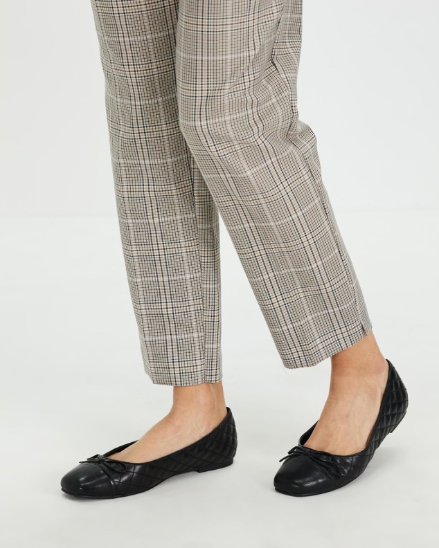 Aldo Fashion Black Braylynn Quilted Ballet Flats