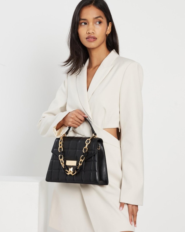 Black Fashion Aldo Kamelia Top Handle Bag