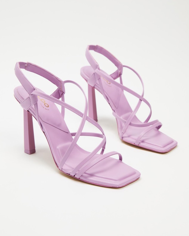Fashion Bright Purple Amilia Heeled Sandals Aldo
