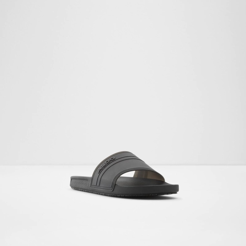 Aldo Black Fashion Dinmore Slide Sandals