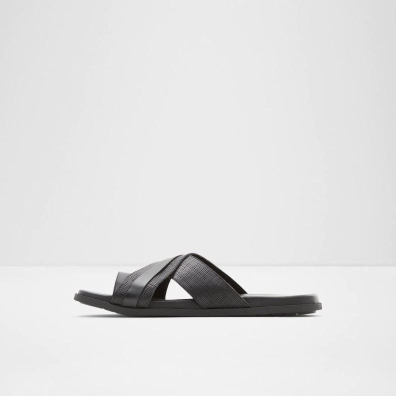 Aldo Black Fashion Ellerwood Flat Sandals