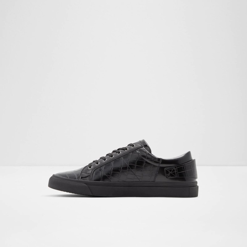 Aldo Black Fashion Himrich Low Top Sneakers Lace Up