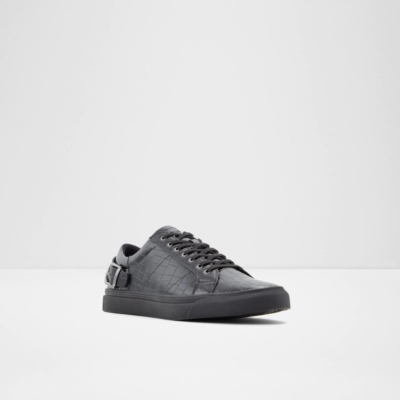 Aldo Black Fashion Himrich Low Top Sneakers Lace Up