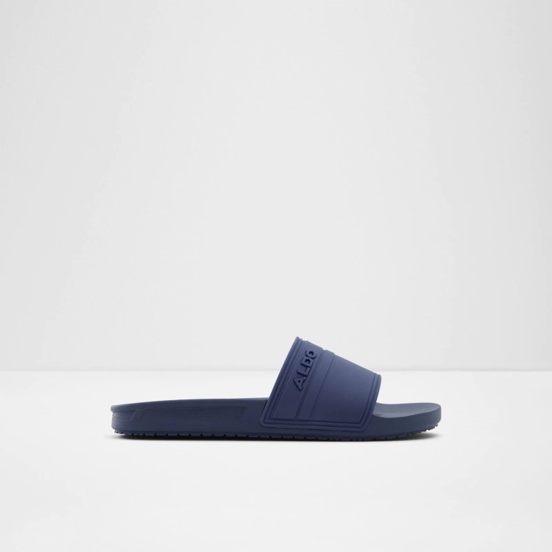 Aldo Dinmore Flat Sandals Blue Fashion
