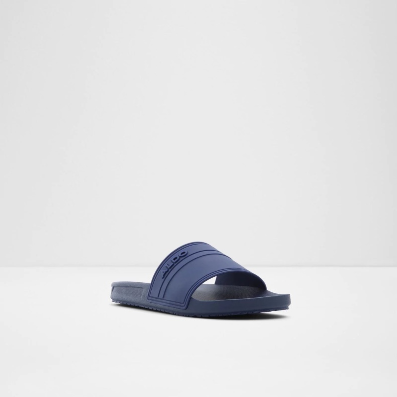 Aldo Dinmore Flat Sandals Blue Fashion