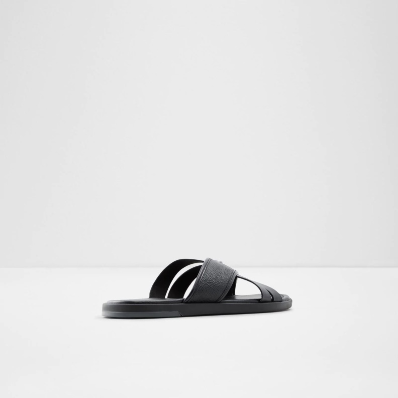 Aldo Fashion Black Livne Flat Sandals