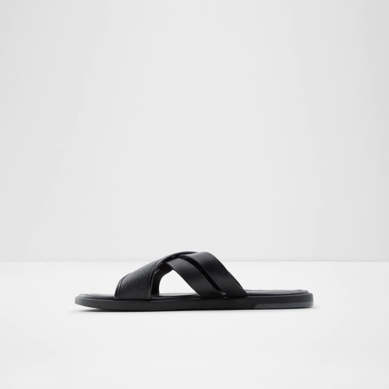 Aldo Fashion Black Livne Flat Sandals
