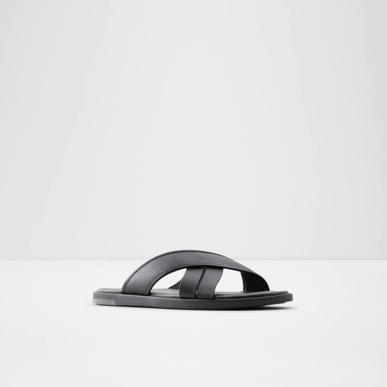 Aldo Fashion Black Livne Flat Sandals