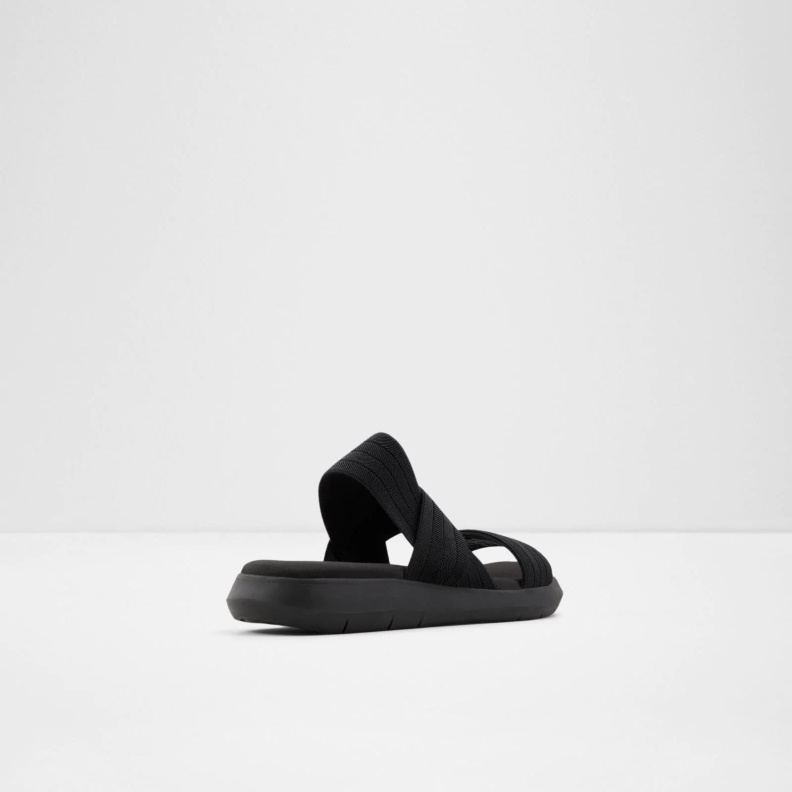 Aldo Fashion Black Reposa Flat Sandals