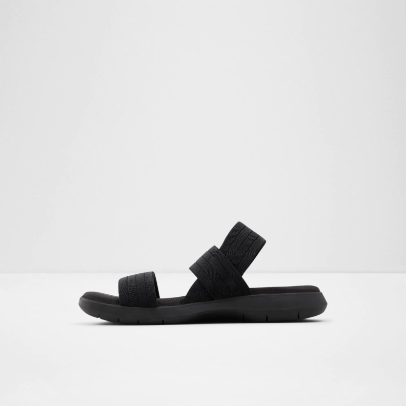 Aldo Fashion Black Reposa Flat Sandals