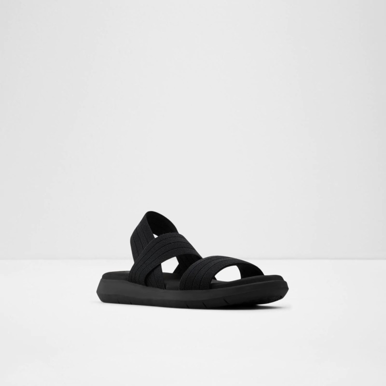 Aldo Fashion Black Reposa Flat Sandals