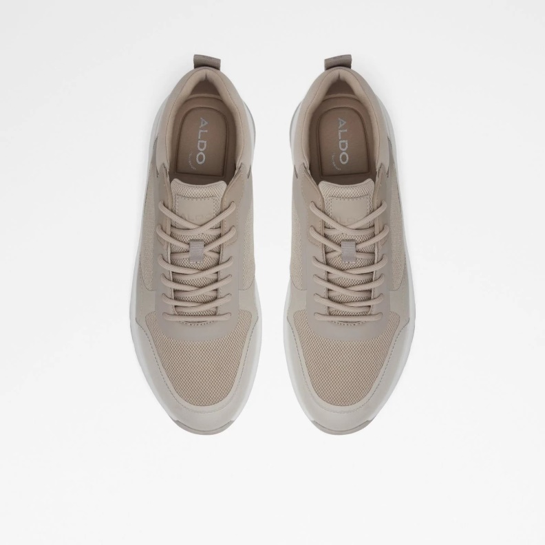 Aldo Fashion Brown Mellowa Low Top Sneakers Lace Up