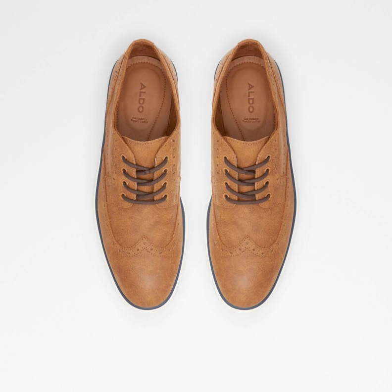 Aldo Fashion Brown Selane Oxfords And Lace Ups