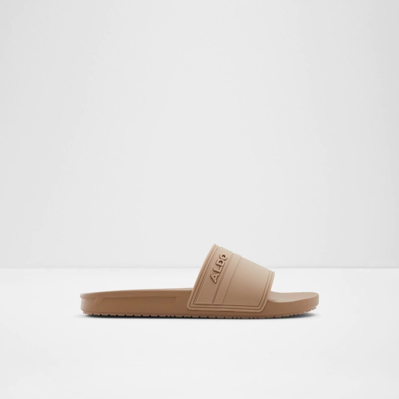 Aldo Fashion Dinmore Flat Sandals Brown