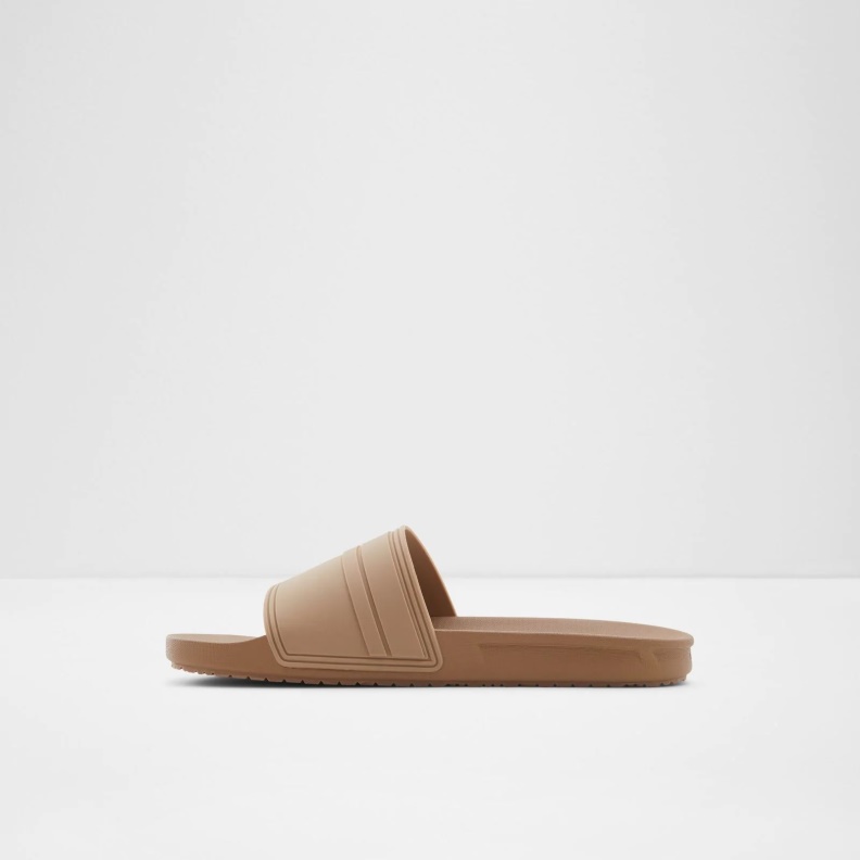Aldo Fashion Dinmore Flat Sandals Brown