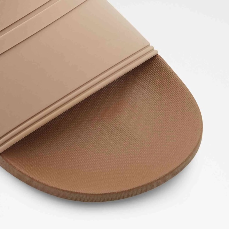 Aldo Fashion Dinmore Flat Sandals Brown