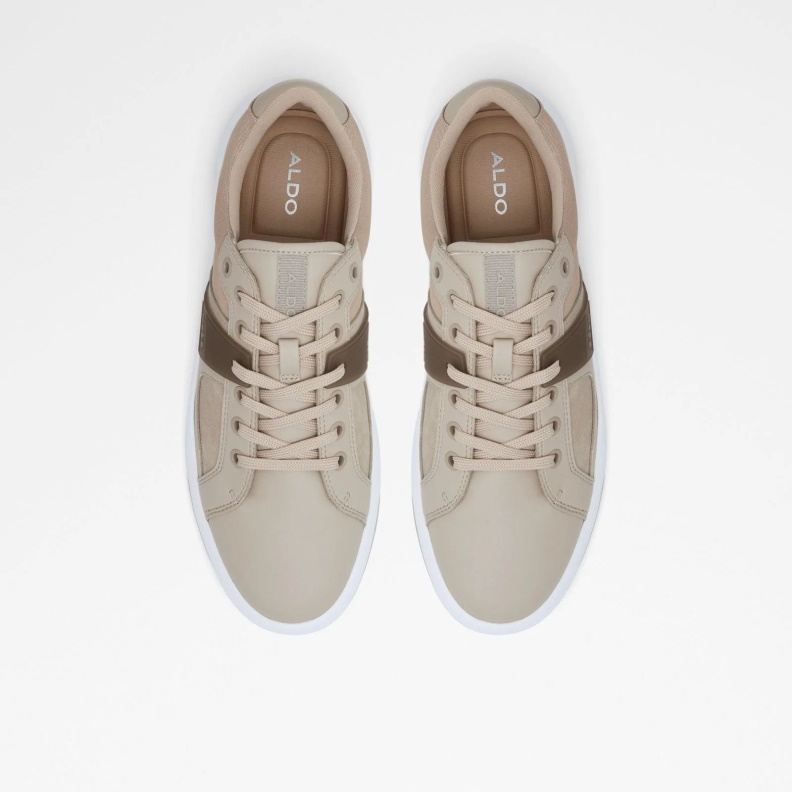 Aldo Fashion Makau Low Top Sneakers Lace Up Brown