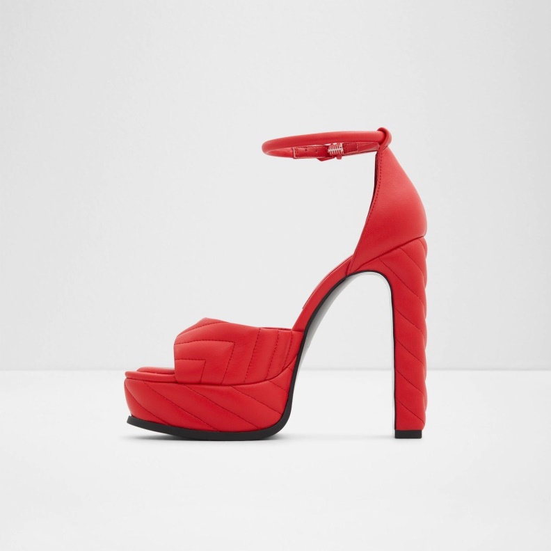 Aldo Fashion Milena Heeled Sandals High Heels Red