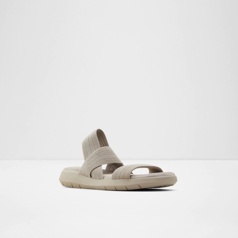 Aldo Fashion Reposa Flat Sandals Brown