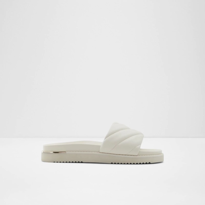 Aldo Fashion White Acaswen Flat Sandals