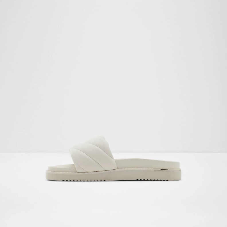 Aldo Fashion White Acaswen Flat Sandals
