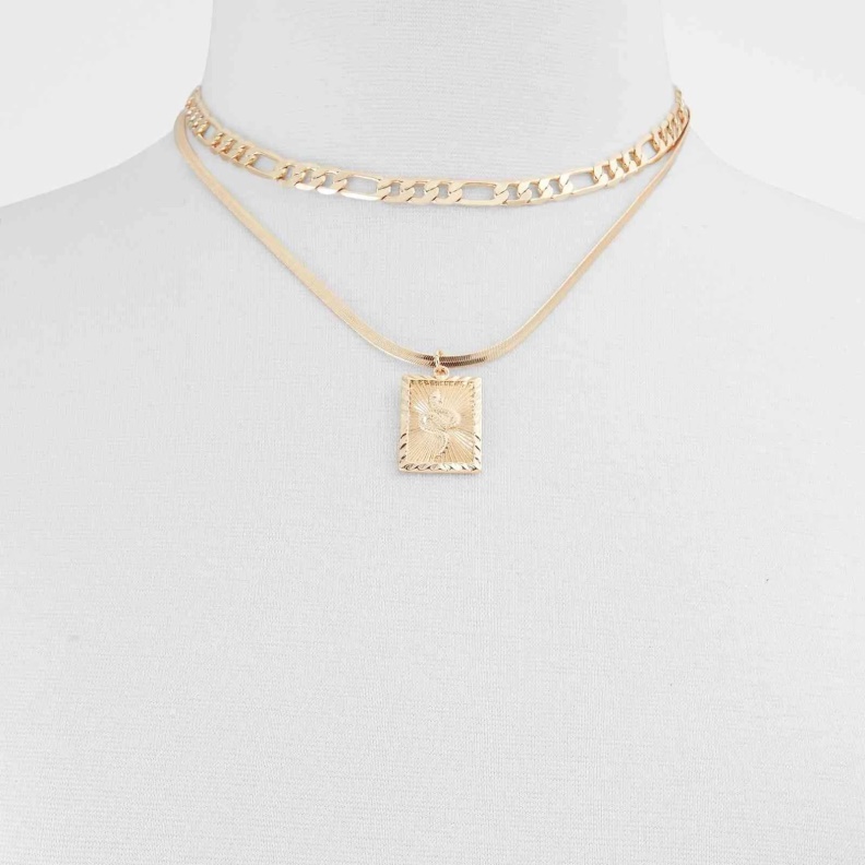 Aldo Gold Fashion Thaejar Necklaces