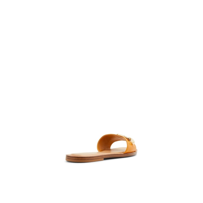 Aldo Magda Flat Sandals Slide Yellow Fashion