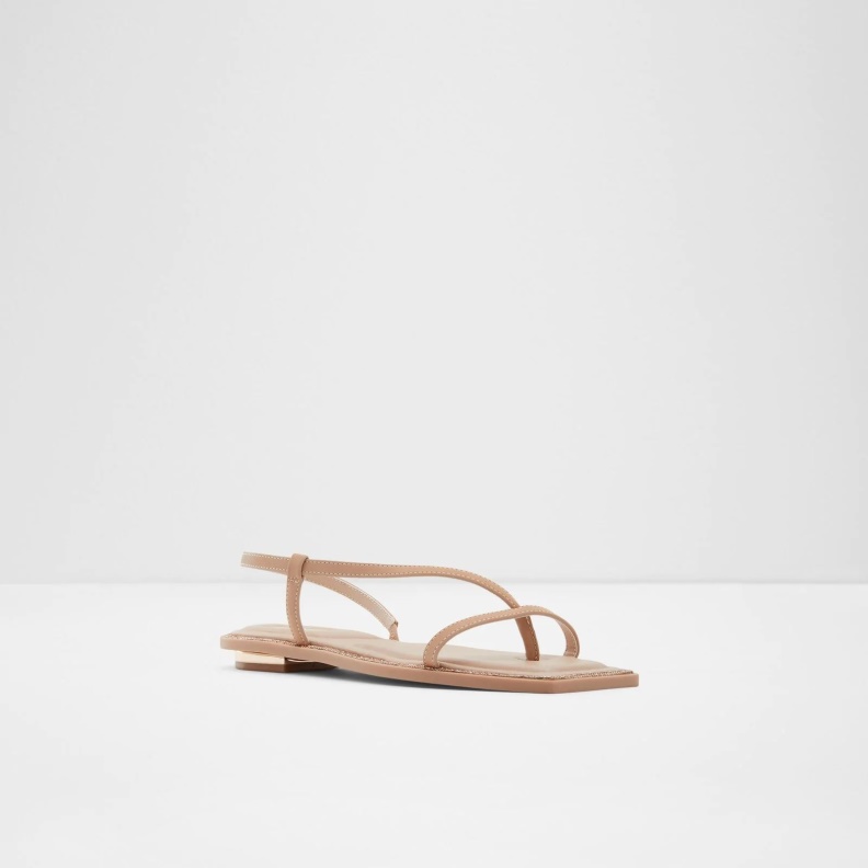 Amalle Flat Sandals Fashion Aldo Beige