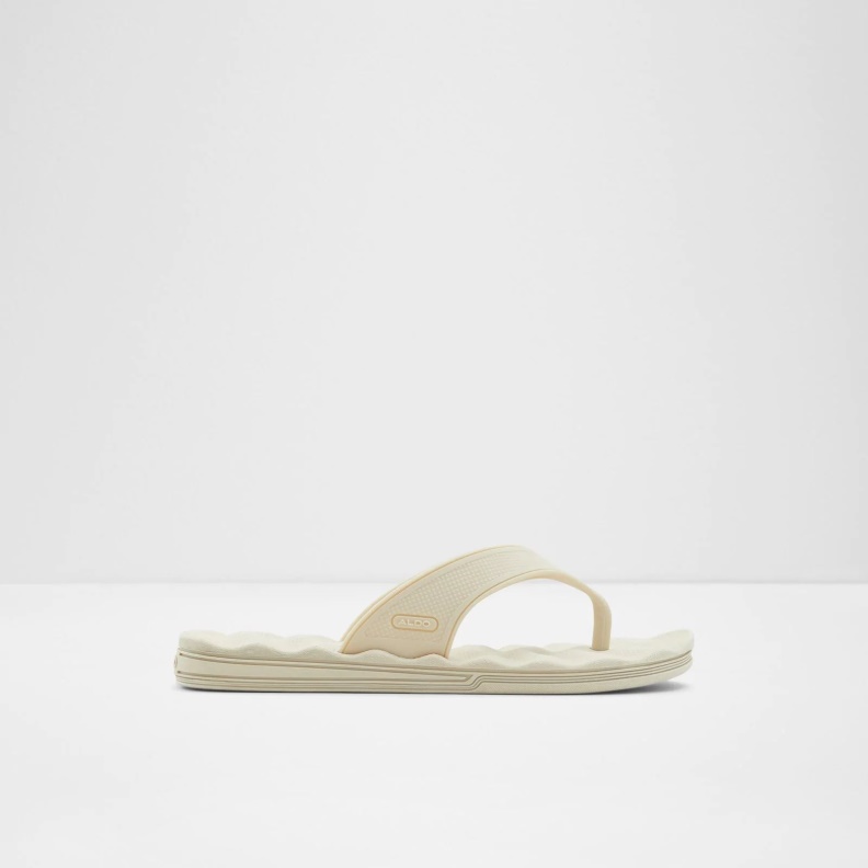 Beige Aldo Fashion Haciendo Flip Flops