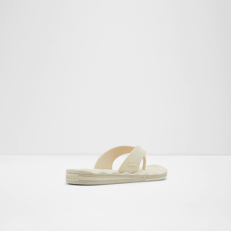 Beige Aldo Fashion Haciendo Flip Flops