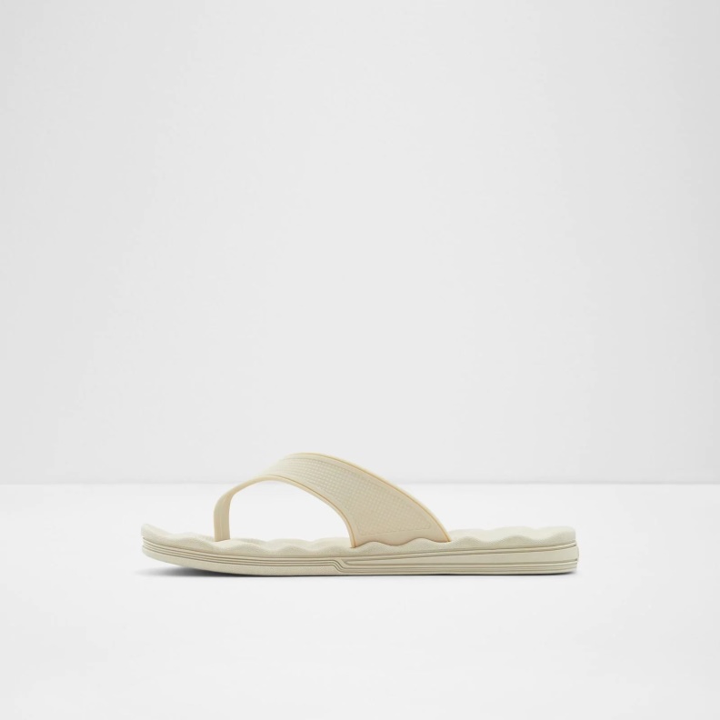 Beige Aldo Fashion Haciendo Flip Flops