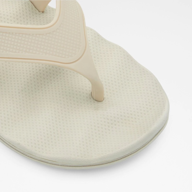 Beige Aldo Fashion Haciendo Flip Flops