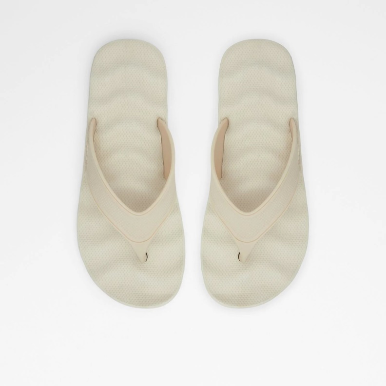Beige Aldo Fashion Haciendo Flip Flops