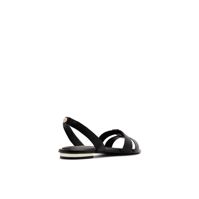 Black Aldo Fashion Balera Flat Sandals