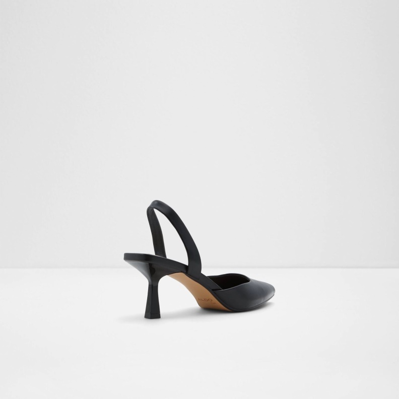 Black Aldo Fashion Basanti Heeled Sandals Slip Ons