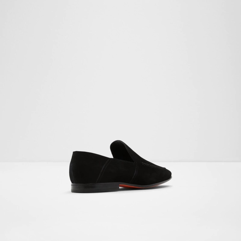 Black Aldo Fashion Salaman Loafers Slip On