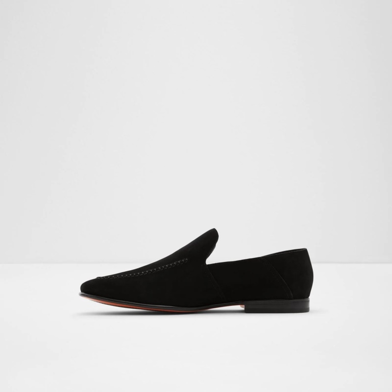 Black Aldo Fashion Salaman Loafers Slip On