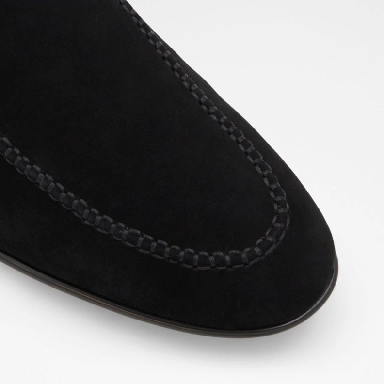 Black Aldo Fashion Salaman Loafers Slip On