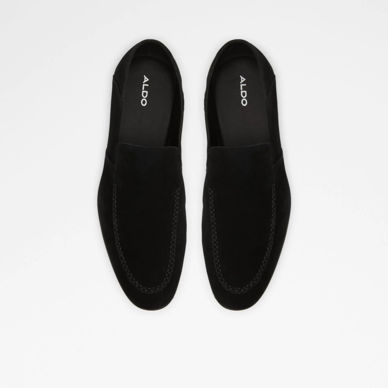 Black Aldo Fashion Salaman Loafers Slip On
