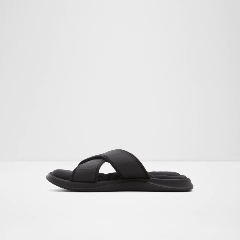 Black Dossio Flat Sandals Fashion Aldo