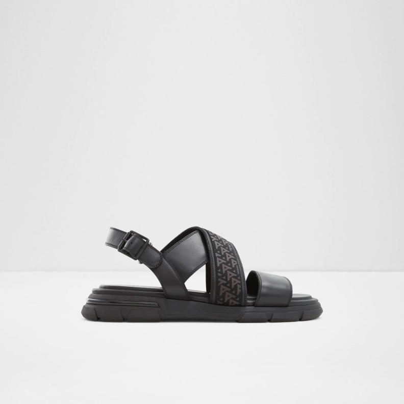 Black Fashion Aldo Boane Flat Sandals