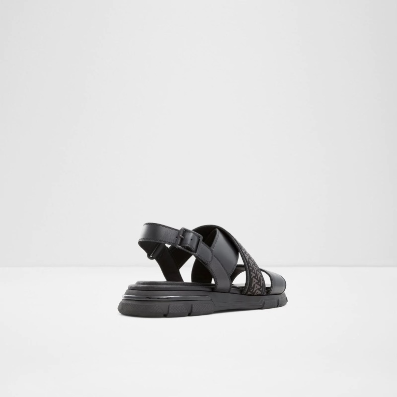 Black Fashion Aldo Boane Flat Sandals