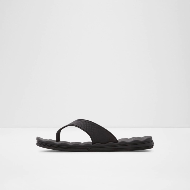 Black Fashion Aldo Haciendo Flip Flops