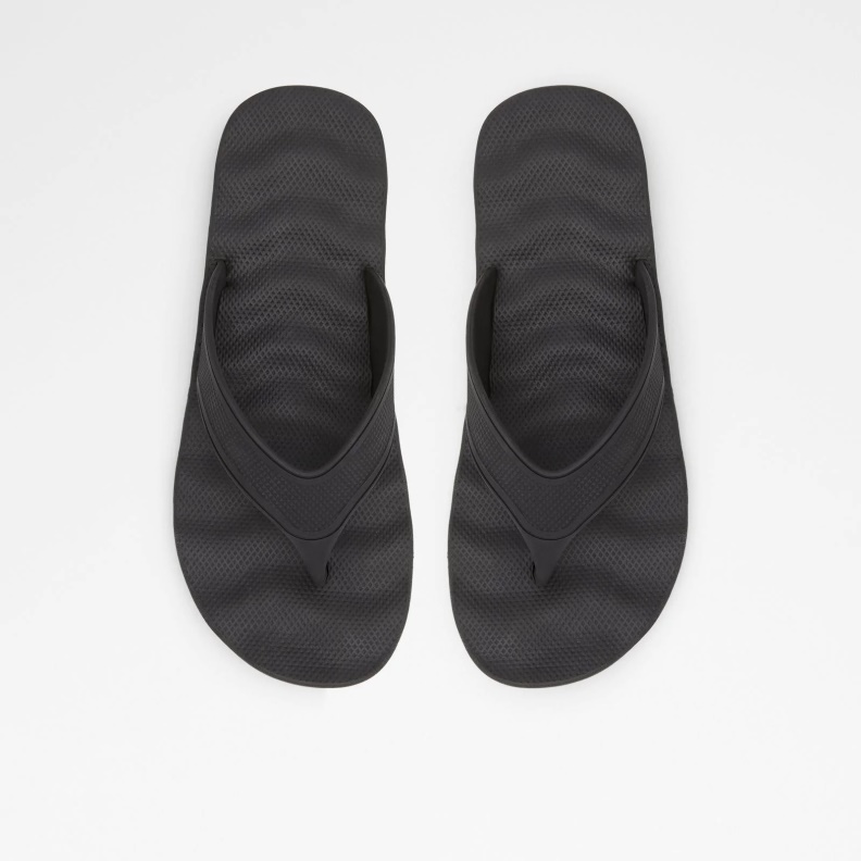 Black Fashion Aldo Haciendo Flip Flops