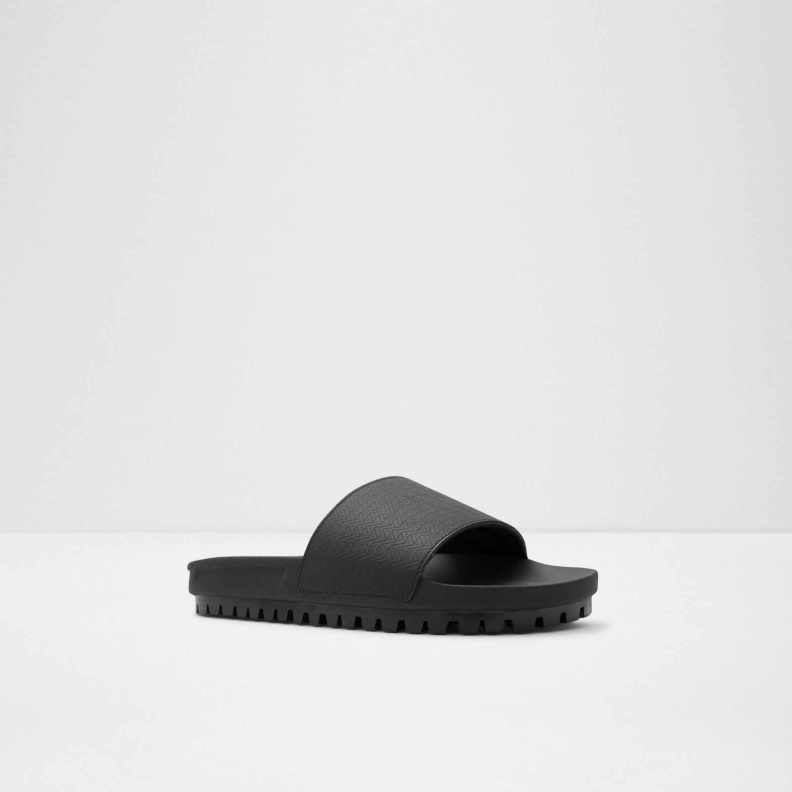 Black Fashion Aldo Mazaro Slide Sandals