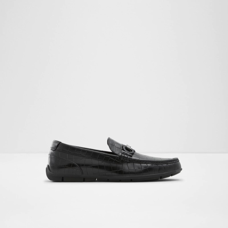 Black Fashion Aldo Orlovoflex Loafers Slip On